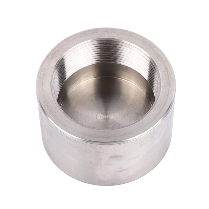 Threaded Stainless Pipe Caps Used For Changing The Direction Of Piping