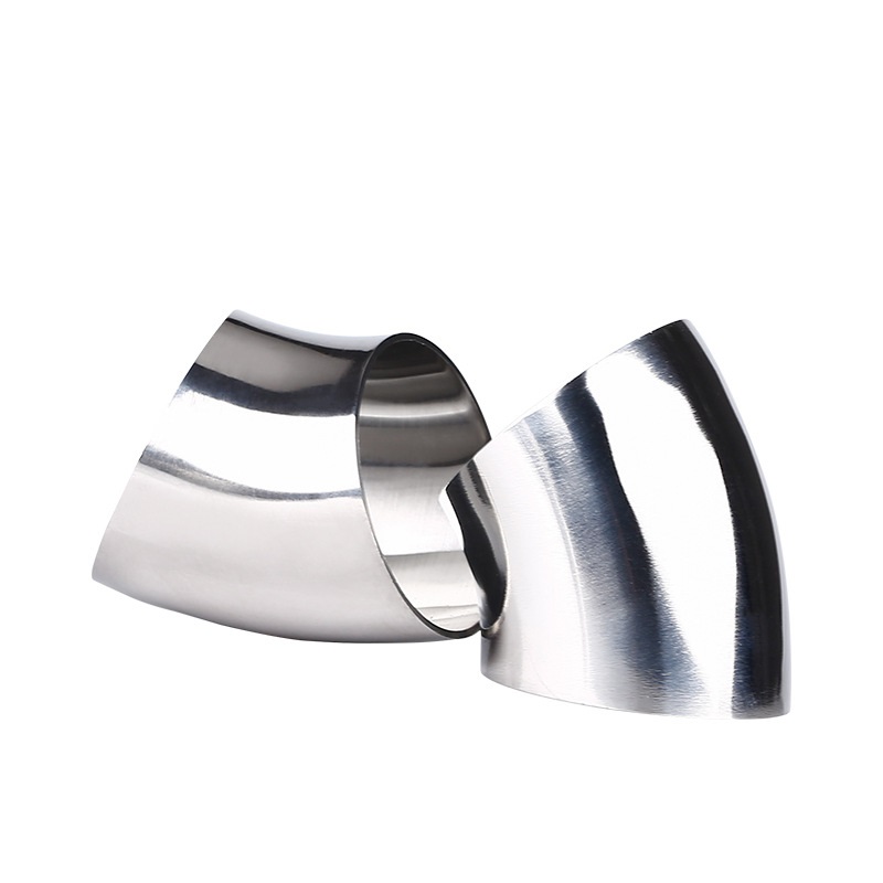 Thin Wall Butt Weld Stainless Steel 45° Short Radius Tube Bends